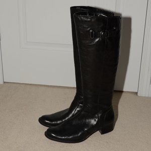 Born Sosie Knee-High Riding Boots - Black